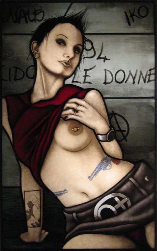 Warm Stained Glass Nudes Images